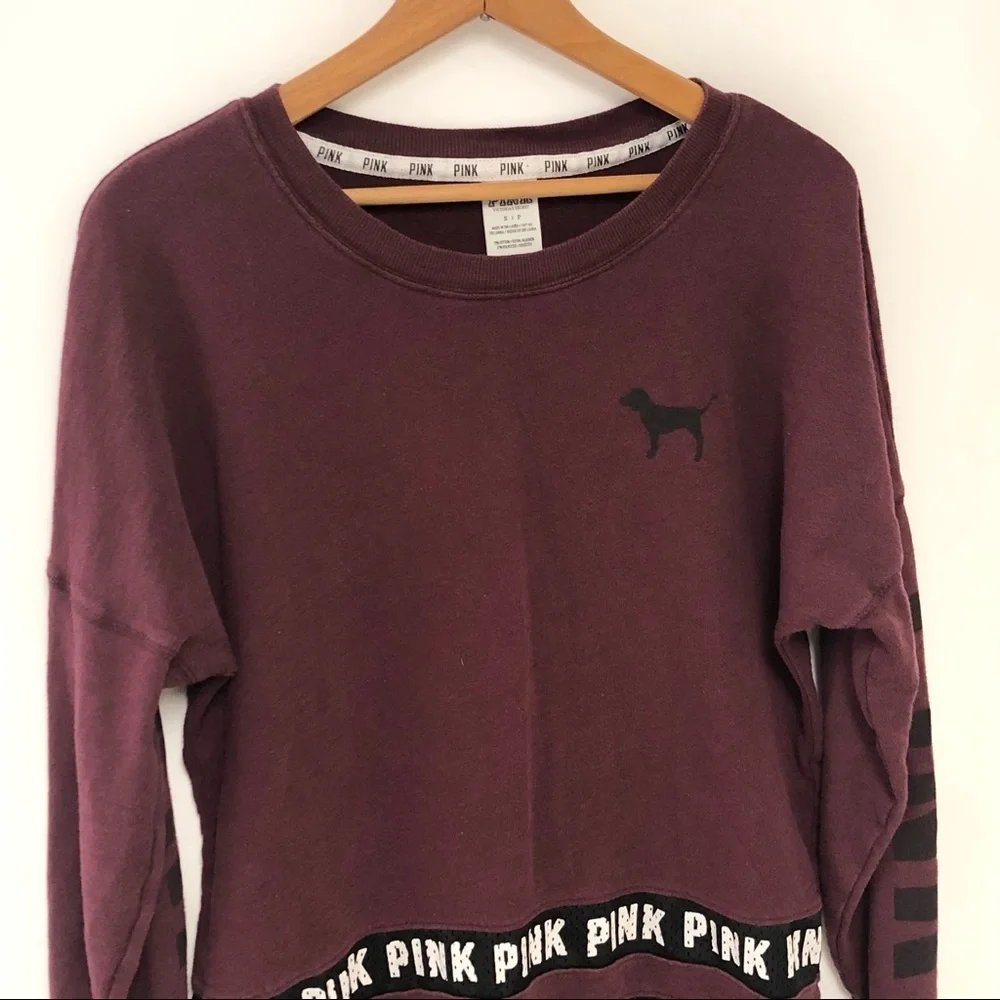 PINK Victoria’s Secret Oversized Sweatshirt Sz S